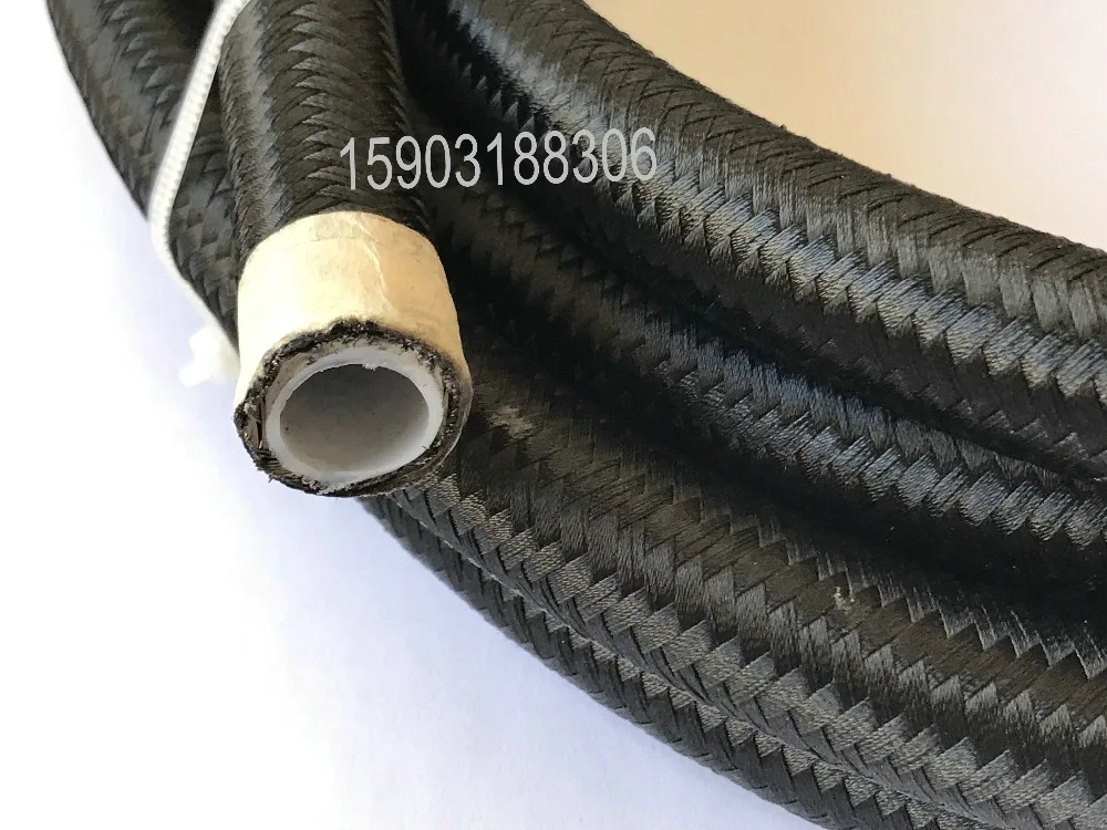 BRAIDED AN 6 AN6 6AN 06AN PTFE E85 Fuel Ethanol Oil Line Hose FIT FOR 1M|Шланги и зажимы| |