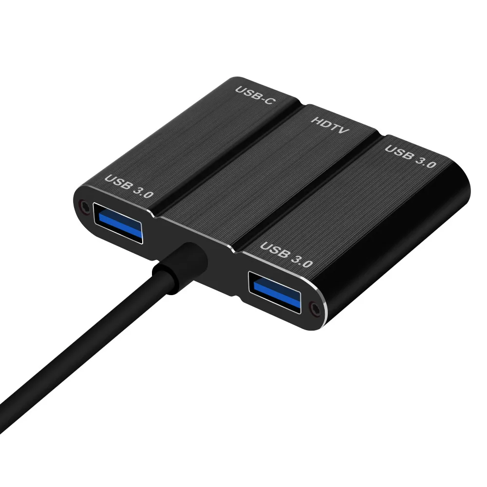 Док-станция CARPRIE Type-C адаптер USB 3 0 Type C 4K HDMI Hub 90 Вт зарядная док-станция 5 в 1 PD