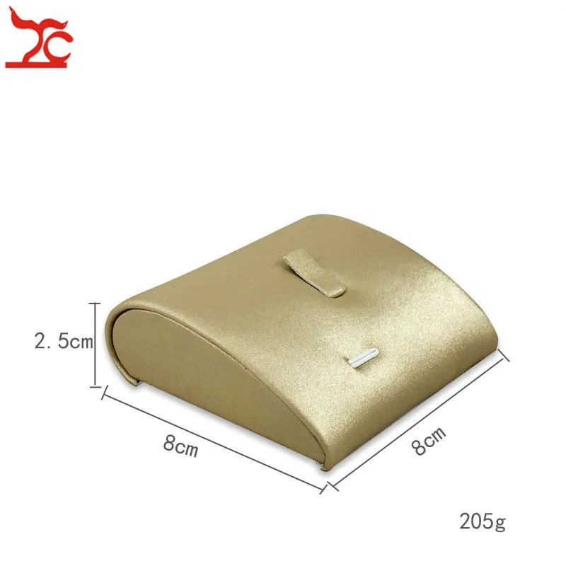 Curve Base Gold PU Ring Jewelry Display Stand Resin Single Organizer Exhibition Holder 8*8*2.5cm | Украшения и аксессуары