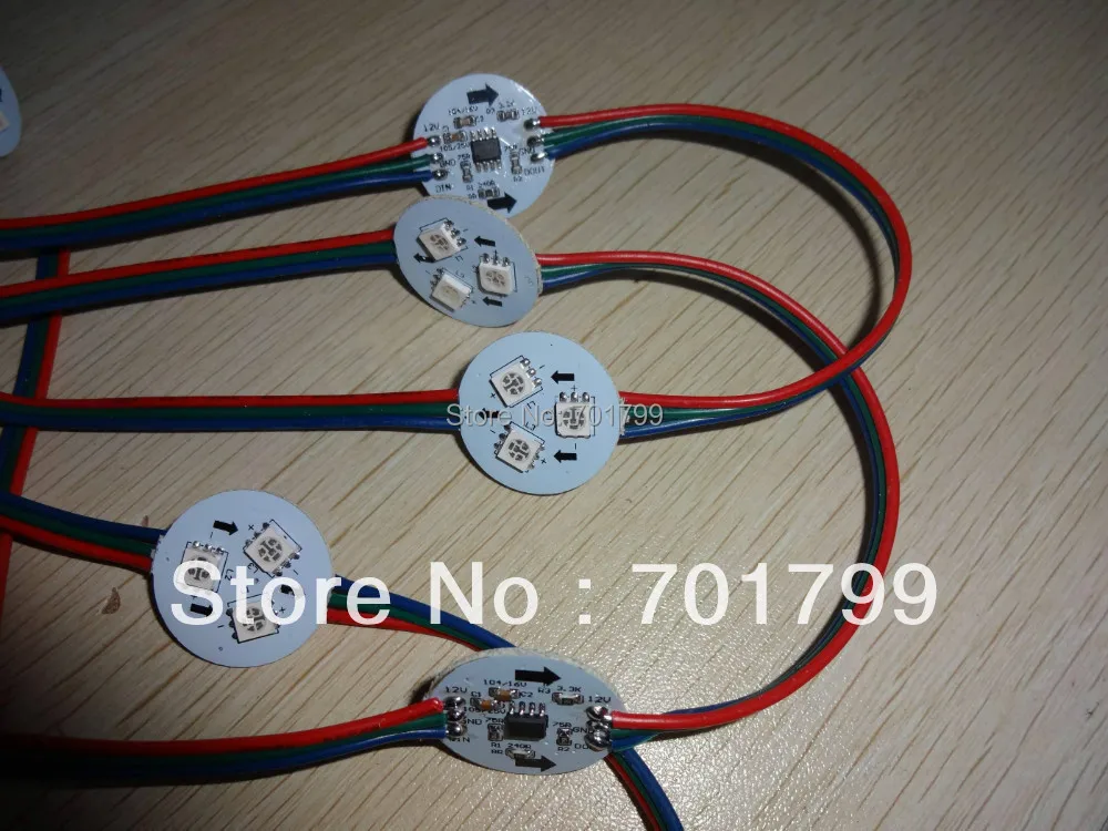 Неводостойкий светодиодный цифровой модуль WS2811IC 5050 S Вход 12 В постоянного тока 20