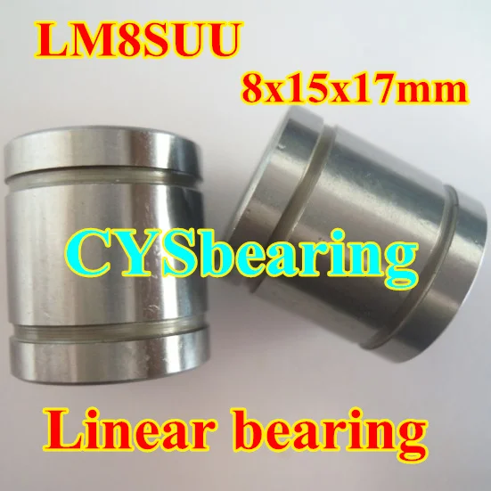Линейный подшипник 8 мм LM8SUU LM8S SDM8S LM81517 линейный втулка для линейного подшипника