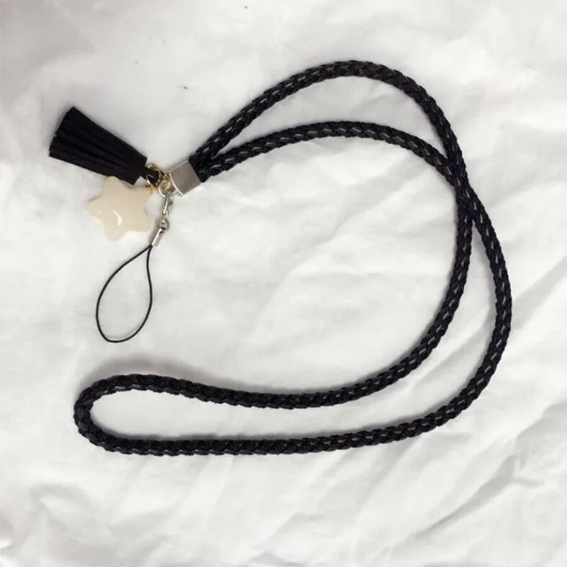 CellPhone Strap Fashion Bling Lanyard Star Hanging Neck Portable Mobile Phone Case Rope Card Pack Braided Ropes |