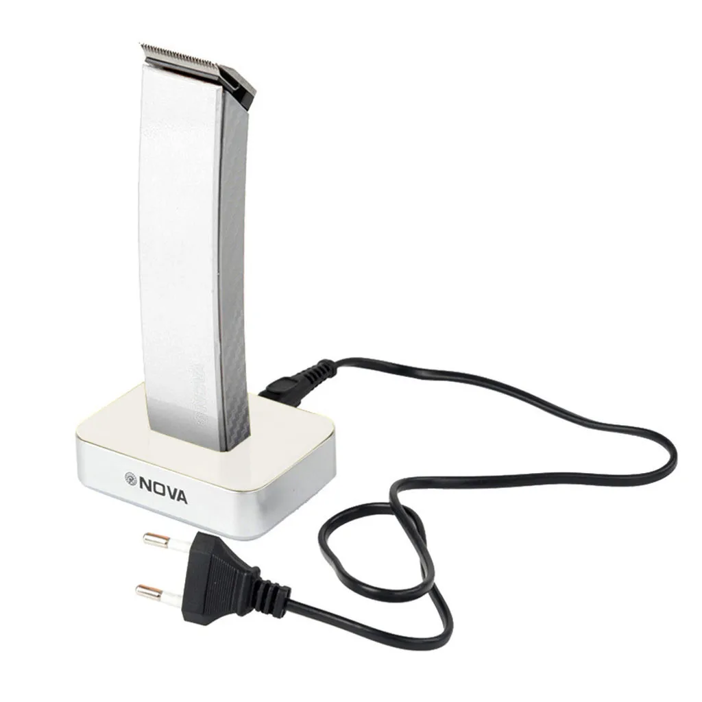 White EU Plug Электрическая Парикмахерская Заряженная электрическая машинка для выдавливания волос Домашняя мини-Парикмахерская бритва Peluqueria electrica may27 - Цвет: White EU Plug