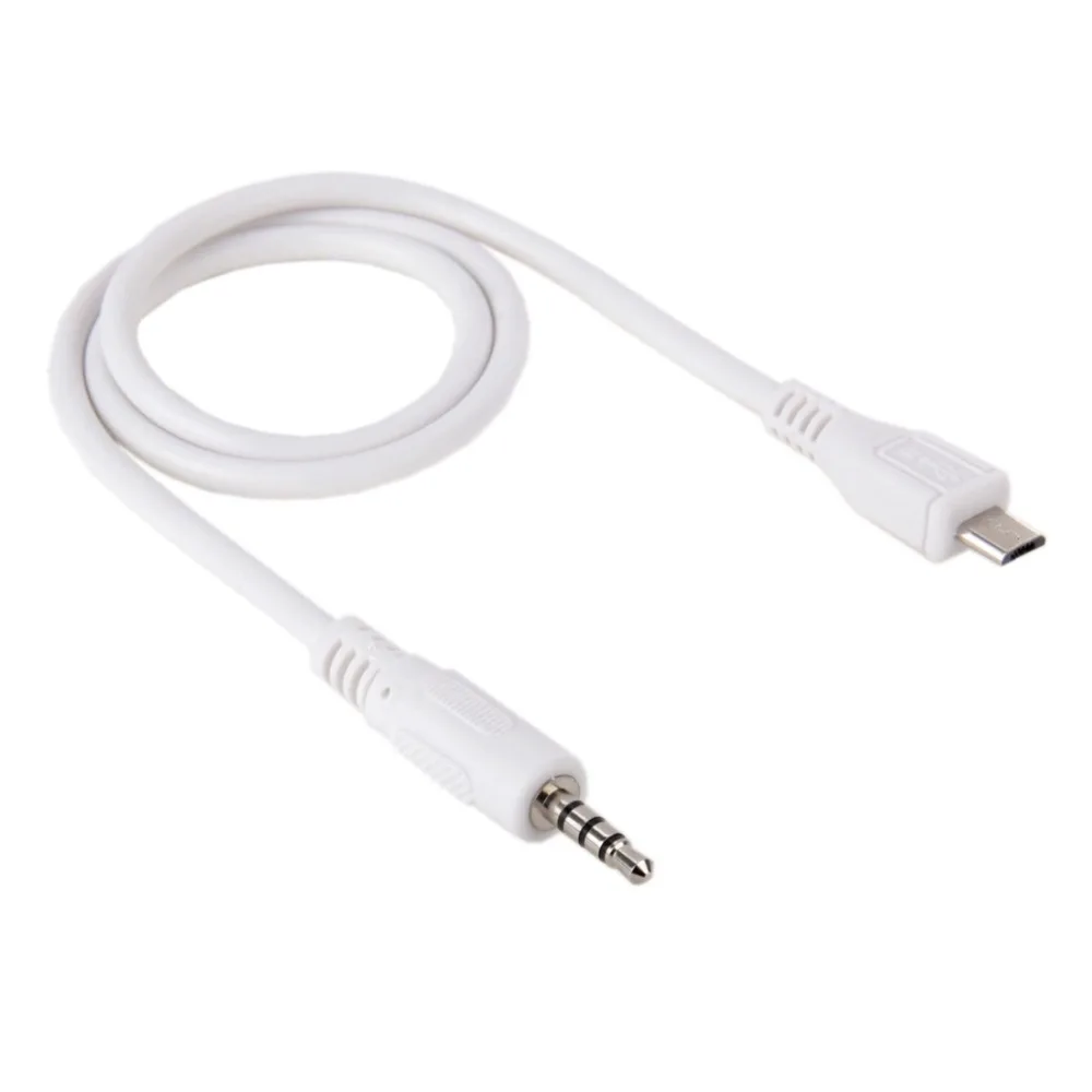 Micro USB папа стерео 3 5 мм автомобиля AUX Выход 50 см кабель для Samsung Huawei LG | Компьютеры и