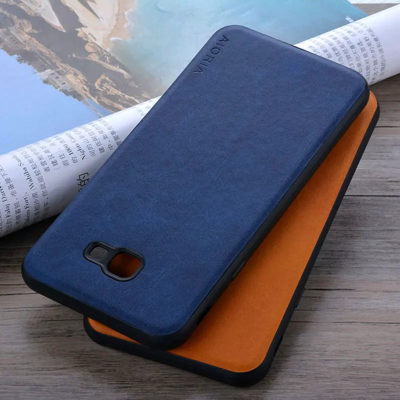 Чехол для Samsung Galaxy J4 J6 Plus prime роскошный винтажный кожаный чехол 2018 plus coque funda |