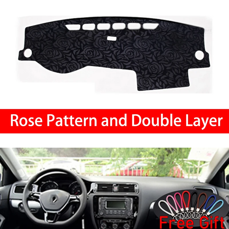

Rose Pattern For Volkswagen sagitar golf 5 2012 2013 2014 2015-2018 Dashboard Car Stickers Car Decoration Car Accessories Decals