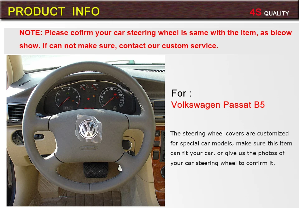 PONSNY из искусственной кожи Чехлы рулевого колеса автомобиля для Volkswagen Passat B5 Golf 4 MK4 VW Passat B5 Черный цвет
