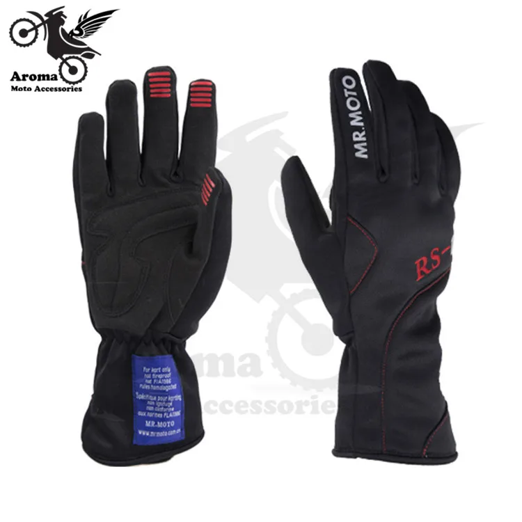 

free shipping black red women men universal full finger motorbike luvas hand scooter gear moto protection motorcycle guantes