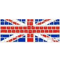 xskn uk national flag design keyboard skin silicone laptop keyboard protector for macbook pro air keyboard cover skin for mac