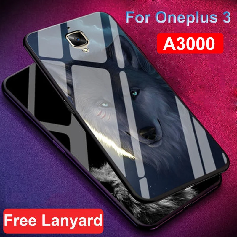 

Чехол для Oneplus 3, твердый противоударный чехол для One plus 3, чехол для oneplus 3 9H, противовзрывной чехол из закаленного стекла для Oneplus 3 A3000, чехол дл...