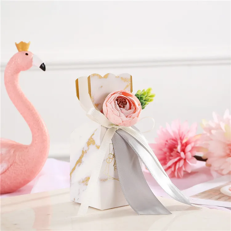 2020 Новые Романтические Розовые цветочные медовые бутылки коробки для конфет