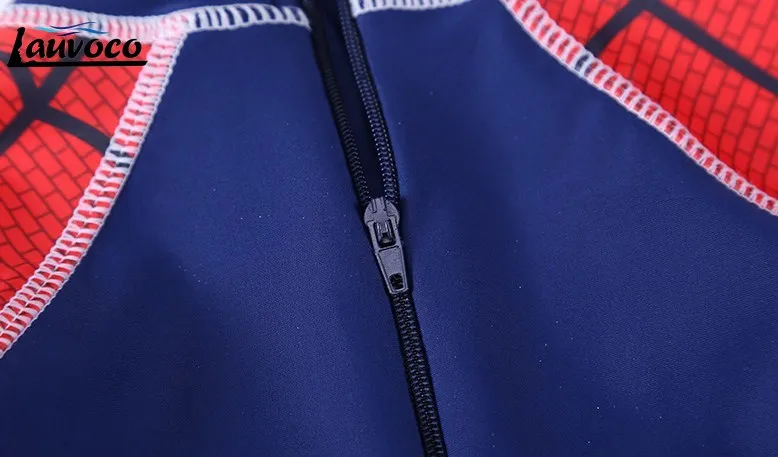 Человек паук печатных милый детский купальный костюм Одна деталь мальчики купальник Спортивный ванный