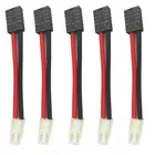 Переходник Traxxas (гнездо) TRX-Tamiya (штекер), 100 мм, 12 мм, 5 шт.партия