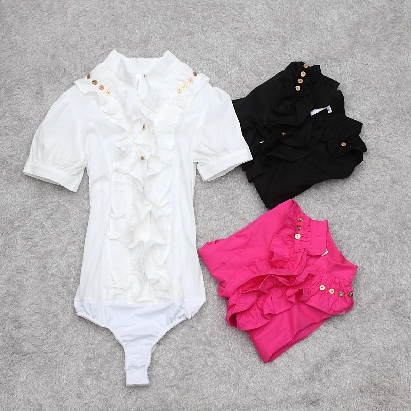 Лето 2018 Женские Элегантные повседневные топы из органической кожи с коротким