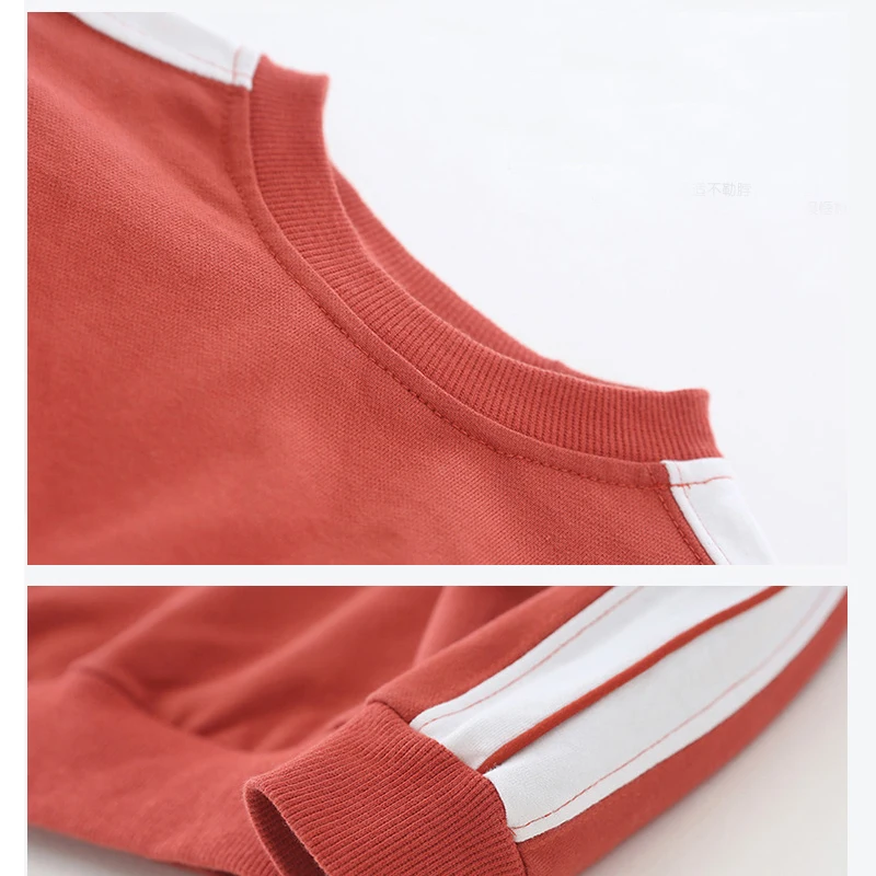 Комплект детской одежды для мальчиков и девочек Осенний хлопковый спортивный