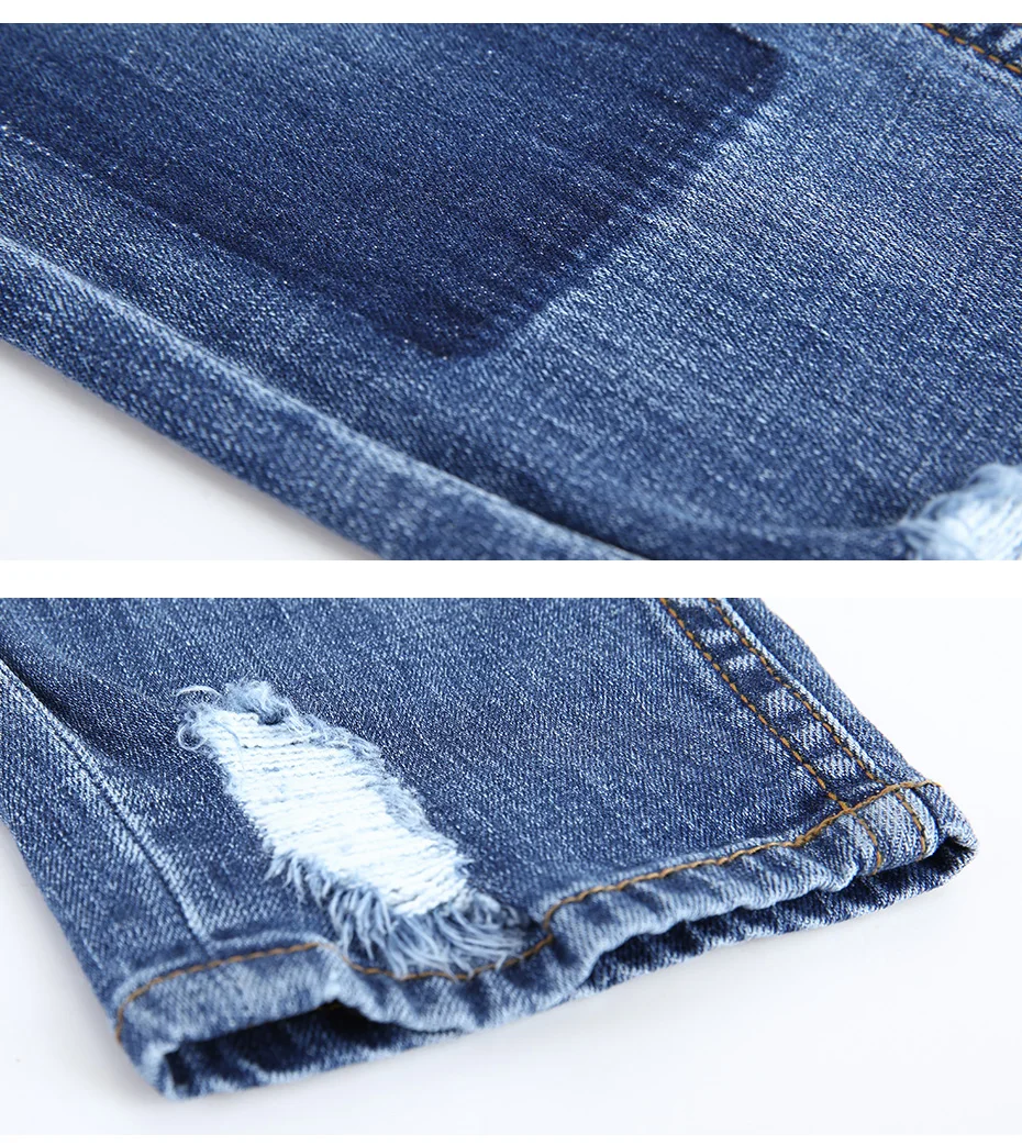 LEIJIJEANS, весна размера плюс, популярные, рваные, Выбеленные, со вставками, Промытые, средняя талия, полная длина, свободные женские джинсы прямого кроя 5996