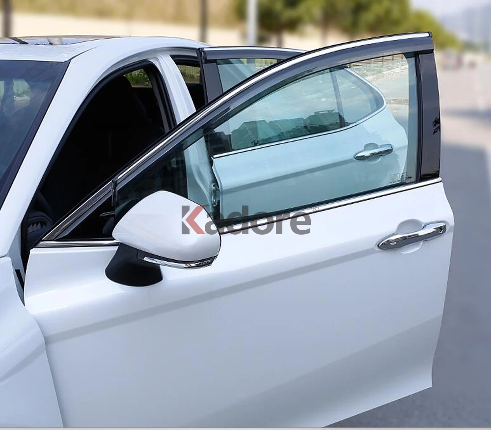 Для Toyota Camry автомобильные аксессуары, оконный козырек, защита от солнца, дождя, ветра, дефлектор, тент, щит, вентиляционная защита, накладка