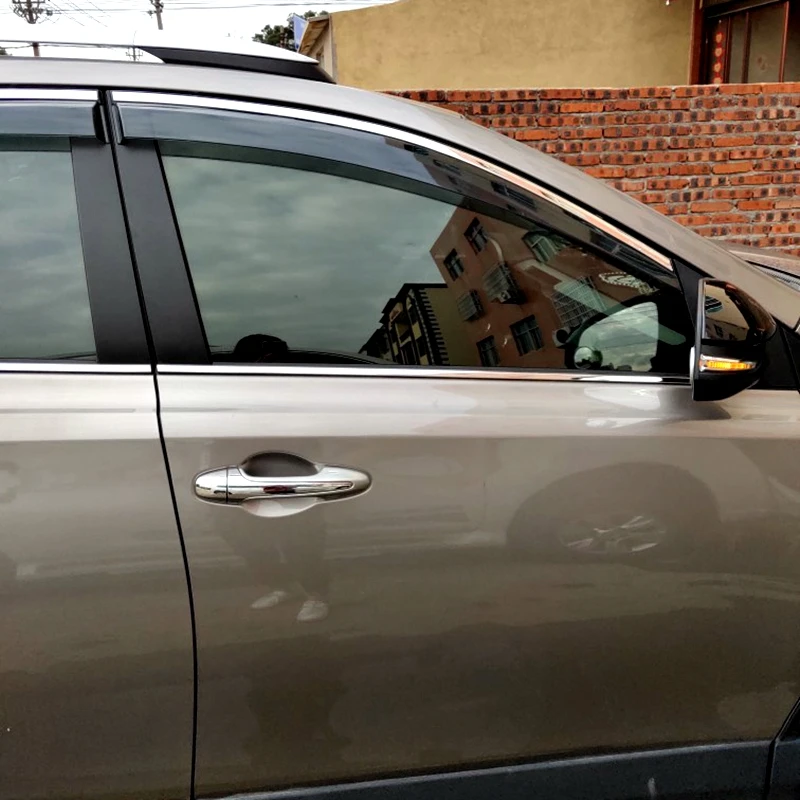 Для TOYOTA Previa RAV 4 черный Пластик оконный козырек Vent Оттенки Защита от солнца дождь дефлектор гвардии авто аксессуары 4 шт./компл