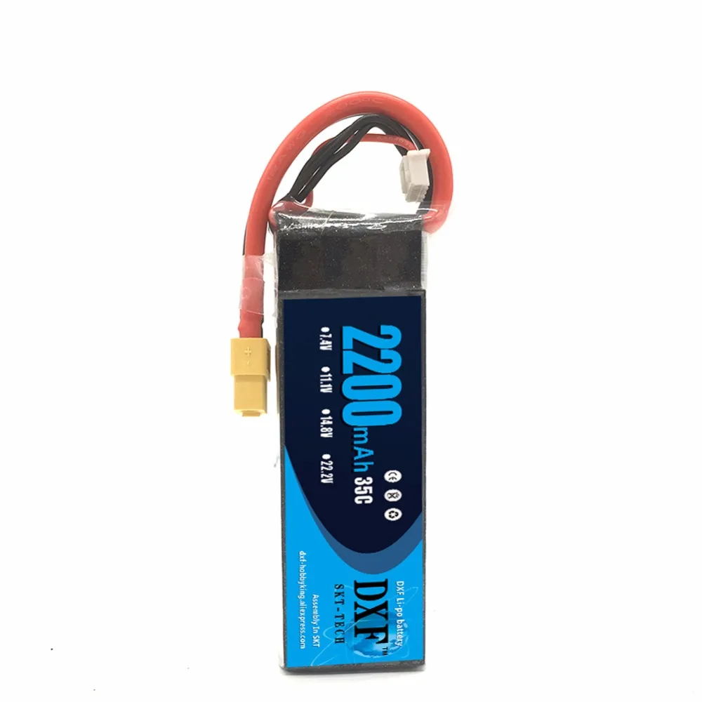 2PCS DXF Power Brand Battery 11.1V 2200mAh 35C MAX70C for Airplane T-REX 450 Halicopter Part 11.1 v 3s battery | Игрушки и хобби