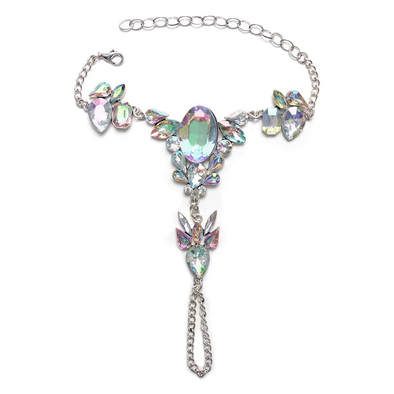 1 шт. модные летние хрустальные стразы ножной браслет пляжные макси браслеты на