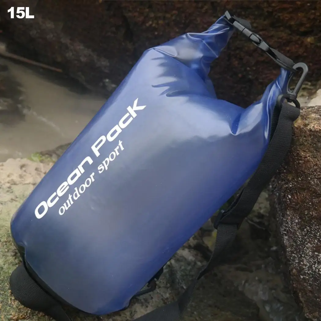 blue 15l Унисекс повседневное водостойкий Письмо печати рюкзак Открытый 2L, 5L, 10L, 15L Пряжка Спортивная сумка рюкзак сумка - Цвет: blue 15l