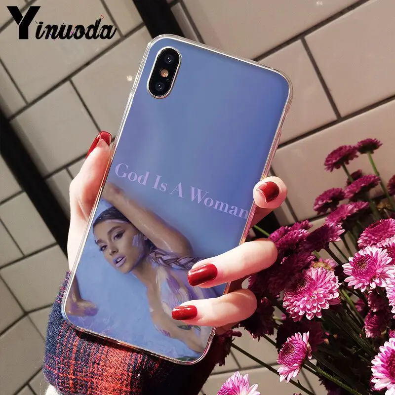 Yinuoda Ariana Grande AG Радужный подсластитель прозрачный мягкий чехол для телефона iPhone 8 7 6 6S Plus 5 5S SE XR X XS MAX Coque - Цвет: A16
