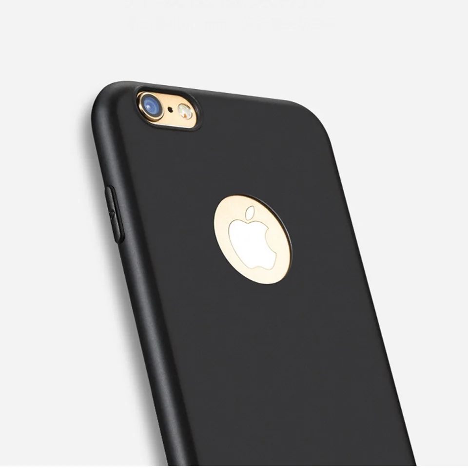 Тонкий чехол из ТПУ для iphone 6s силиконовый мягкий iphone6s SE 5 5s 6 7 Plus матовый телефона