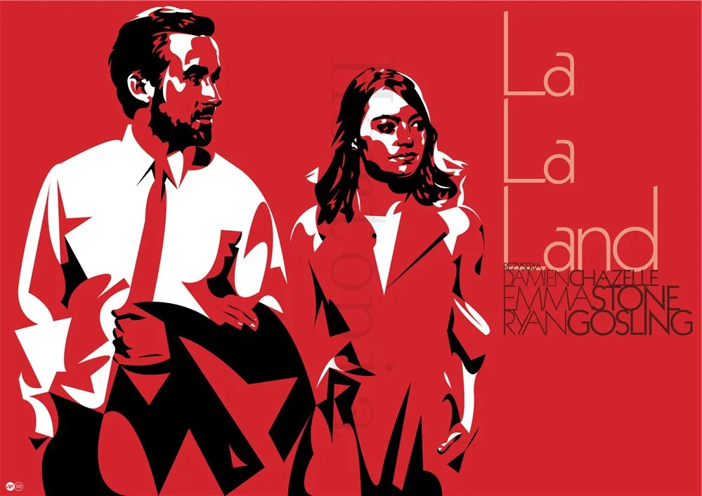 Постеры для кинофильмов LA LAND бумажные принты с белым покрытием наклейки на стену