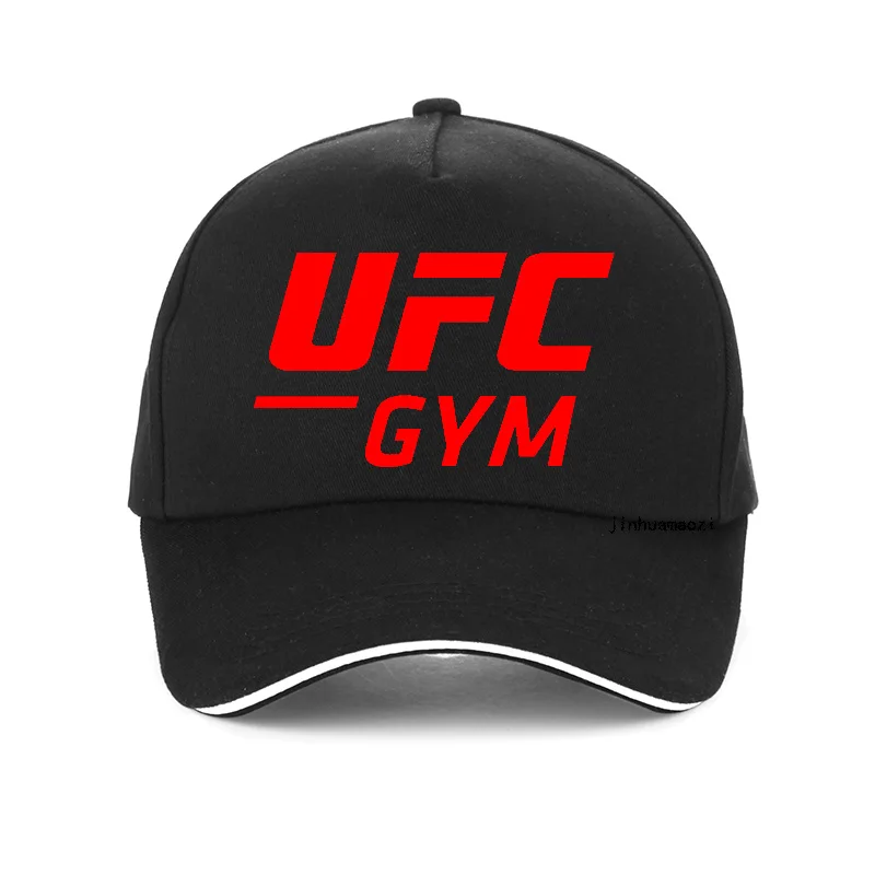 Черный Русская UFC неограниченная Боевая Кепка, регулируемая бейсболка с принтом для мужчин и женщин, шапка для бокса, унисекс, хип-хоп бейсболка - Цвет: Черный