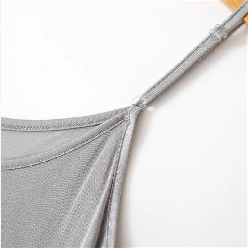 New 100% Silk Knitted Women Camisoles Basic Shirts Sleeveless Tank Top Breathable Cool Adjustable Summer Style | Женская одежда