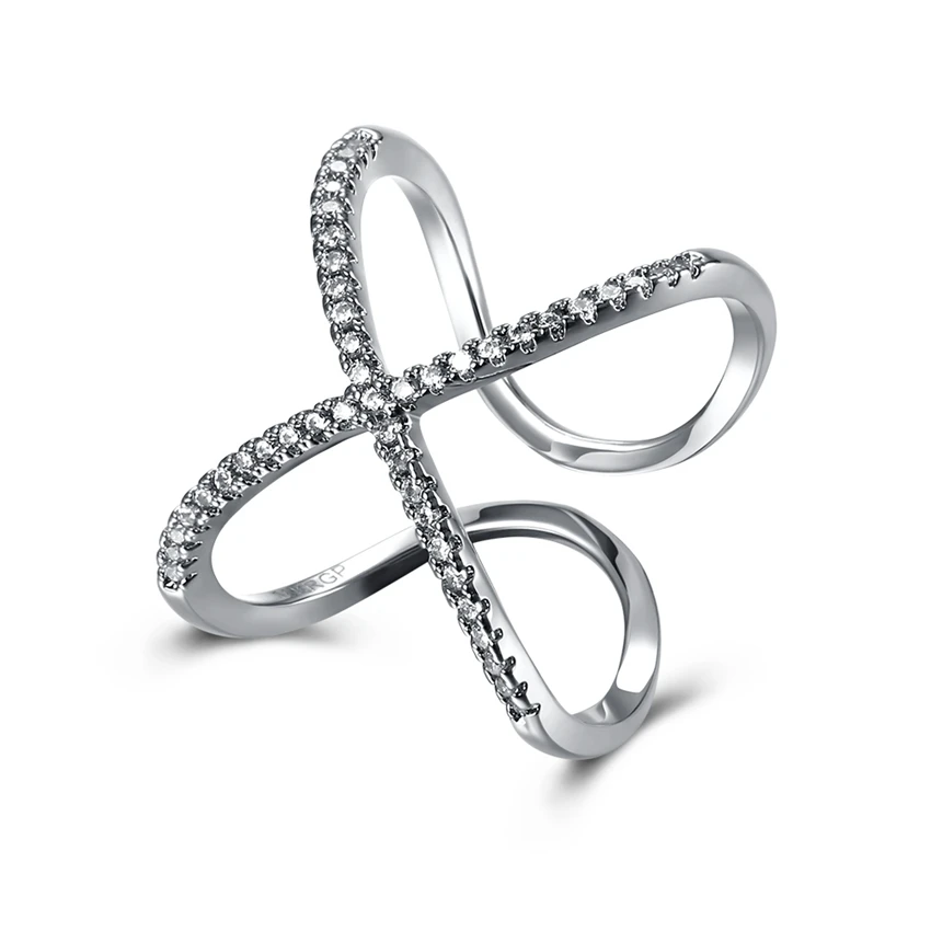 Свадебная мода палец кольцо Обручение Регулируемый Кольца для Для женщин