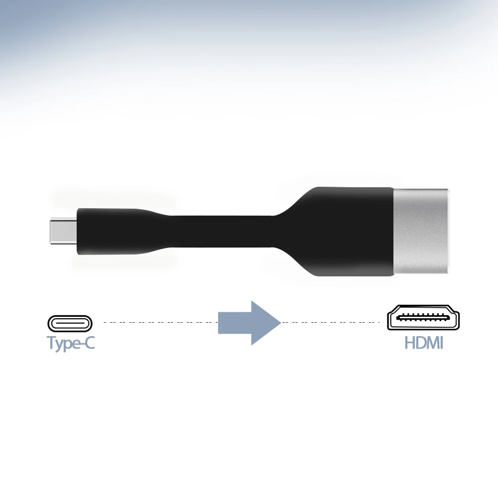 Тип C к HDMI адаптер 4 K HD передачи сигнала USB 3 1 Thunderbolt порта совместимый кабель