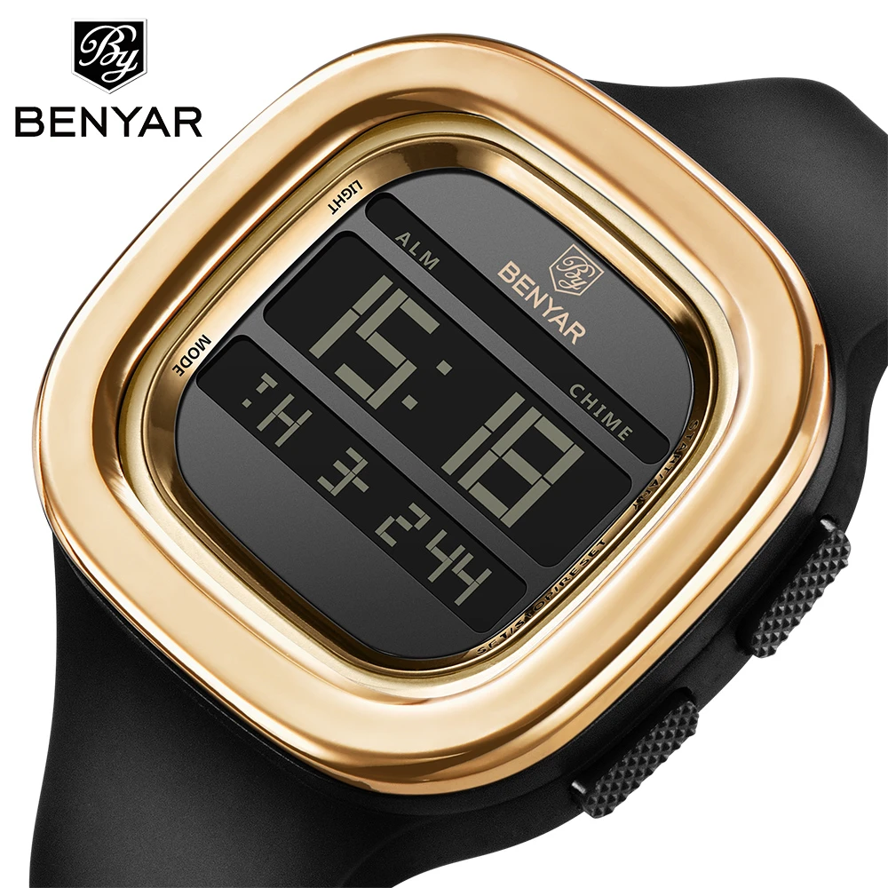 BENYAR 2018 новые мужские часы Топ люксовый бренд спортивные электронные цифровые