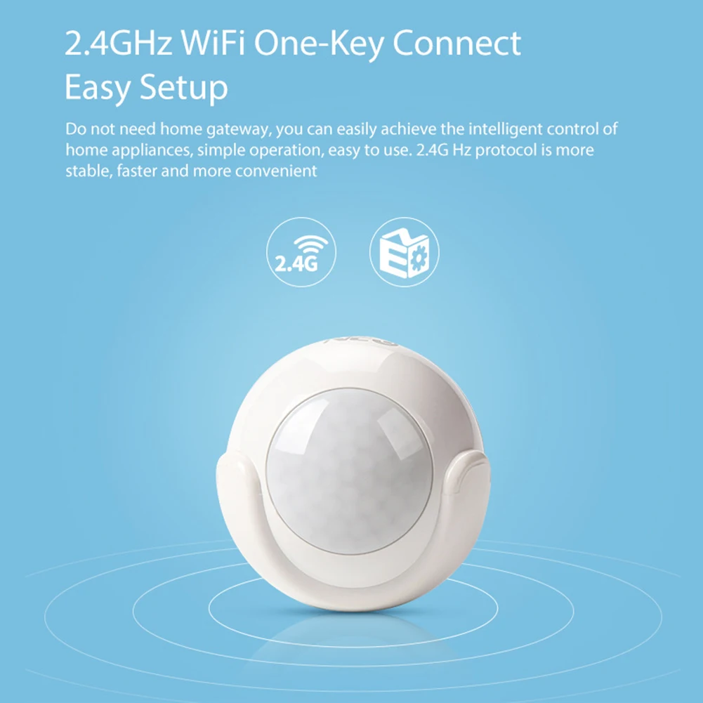 Детектор Smart Mini Автоматизация инфракрасный охранный модуль сигнализации wifi Без