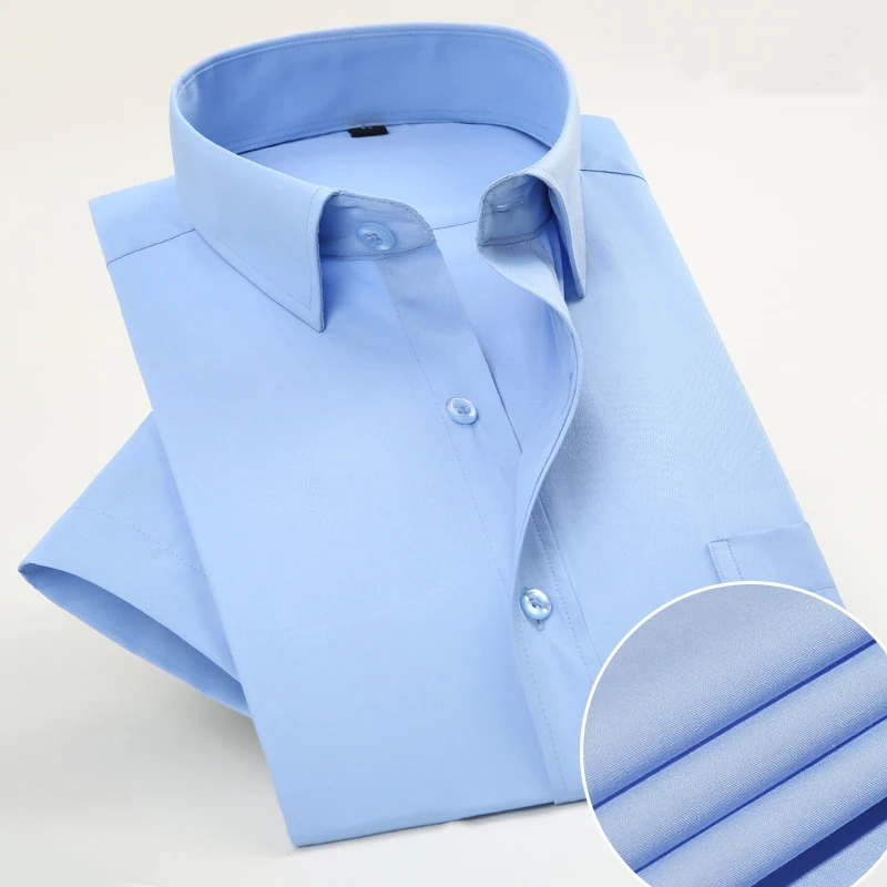 2017 летние мужские полосатые рубашки с коротким рукавом формальные деловые