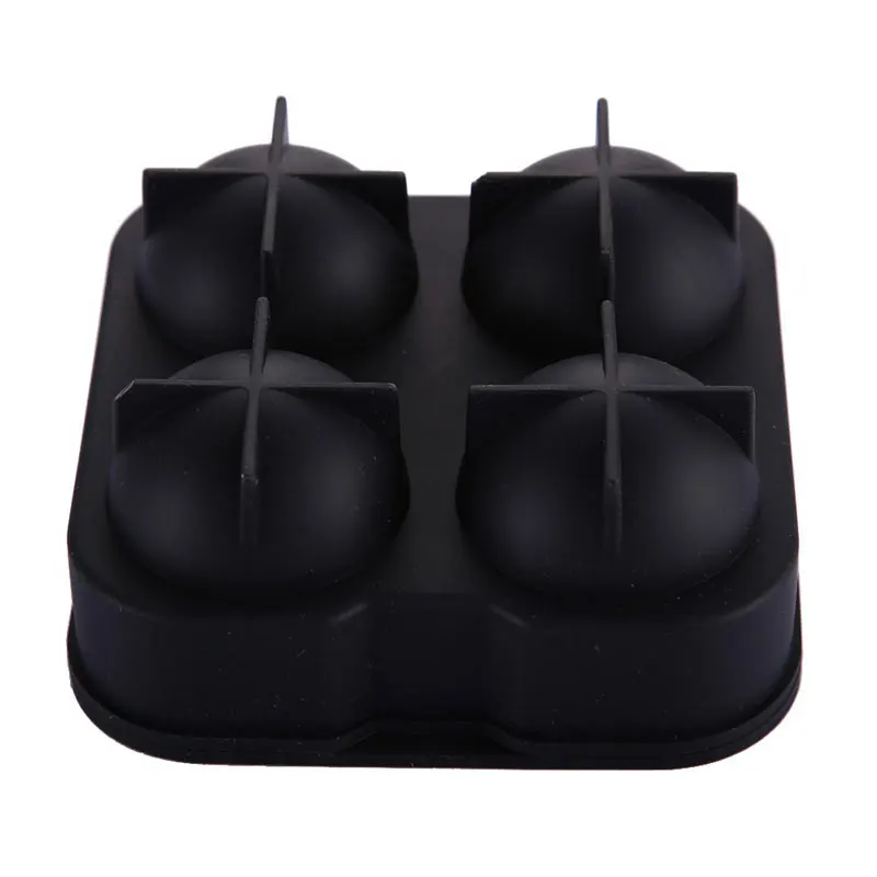 Коктейльная фотоформа льдовая форма 4 больших силиконовых льда|ice ball maker|cube traywhiskey