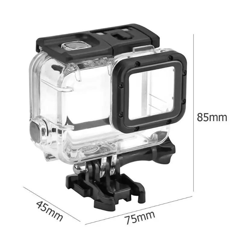 40 м подводный водонепроницаемый чехол для GoPro Hero 7 5 6, Черный Защитный корпус для экшн-камеры, корпус, рамка для GoPro, аксессуары