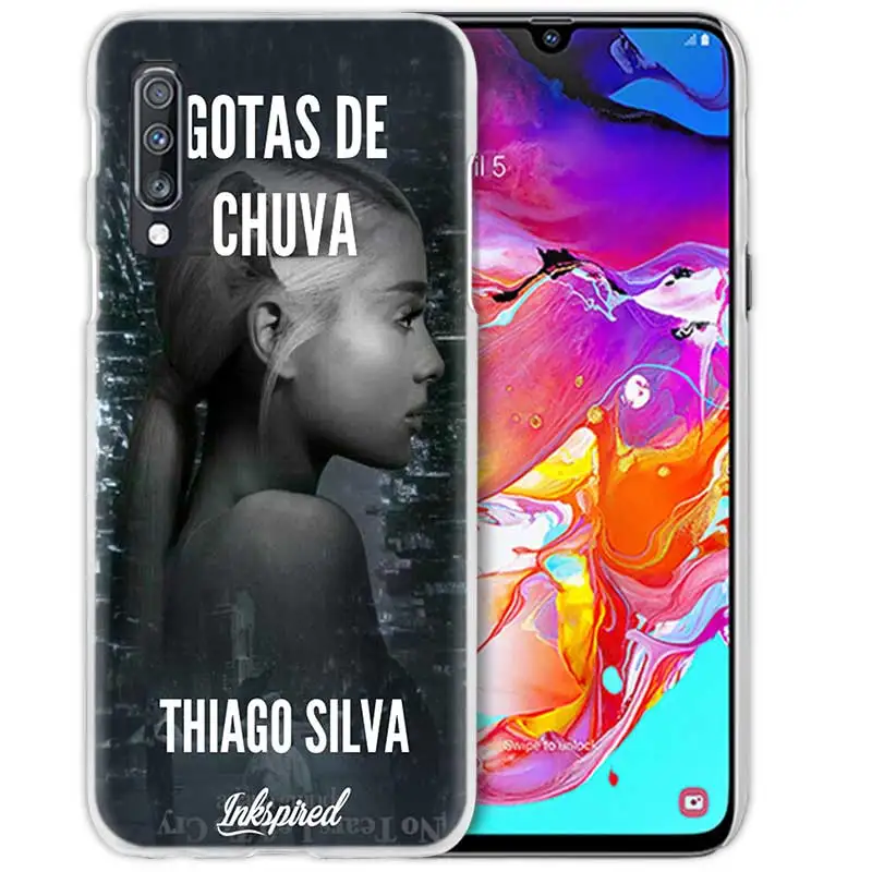 Благодарим Вас следующий Ариана Гранде чехол для samsung Galaxy M40 A50 A80 A70 A60 A40 A30 A20e A10 J4 J6 плюс J8 жесткий чехол из ПК для телефона - Цвет: 12