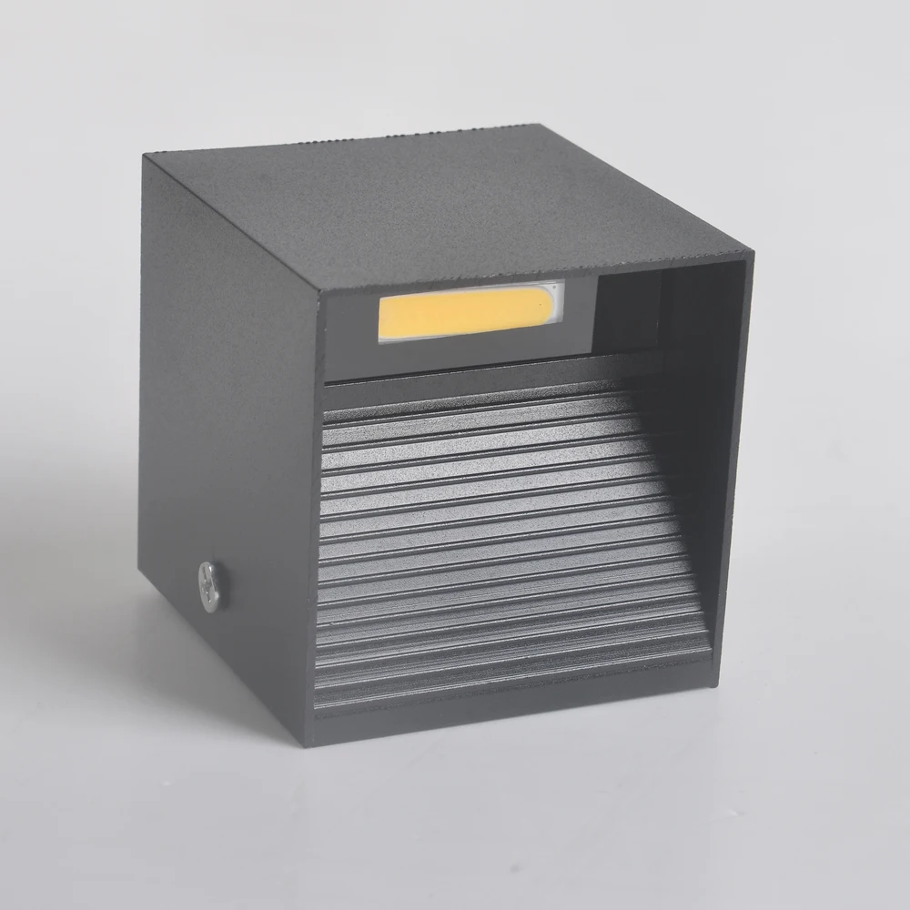 

Modern Mini-Cube COB LED wall lamp lampada 85-265v 6x6x6cm Aluminum Wall Lights hallway porch bedroom Sconce Decoration Light