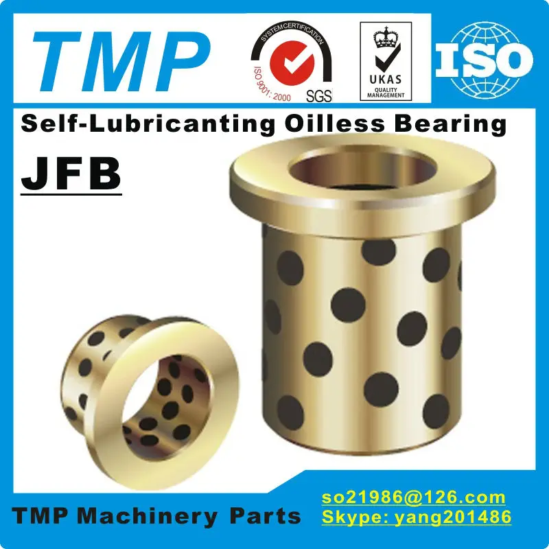 JFB304020 / 3020F (Размер: 30*40*20/50*5 мм) фланцевый твердый Смазывающий безмасляный