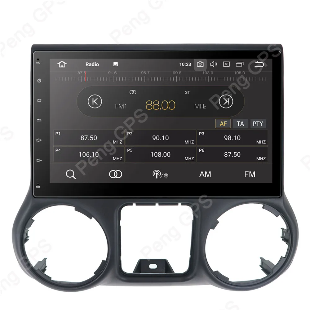2 Din Android 8 0 Автомобильный CD DVD плеер ядер GPS навигация для Jeep Grand Wrangler 2011 2016 стерео