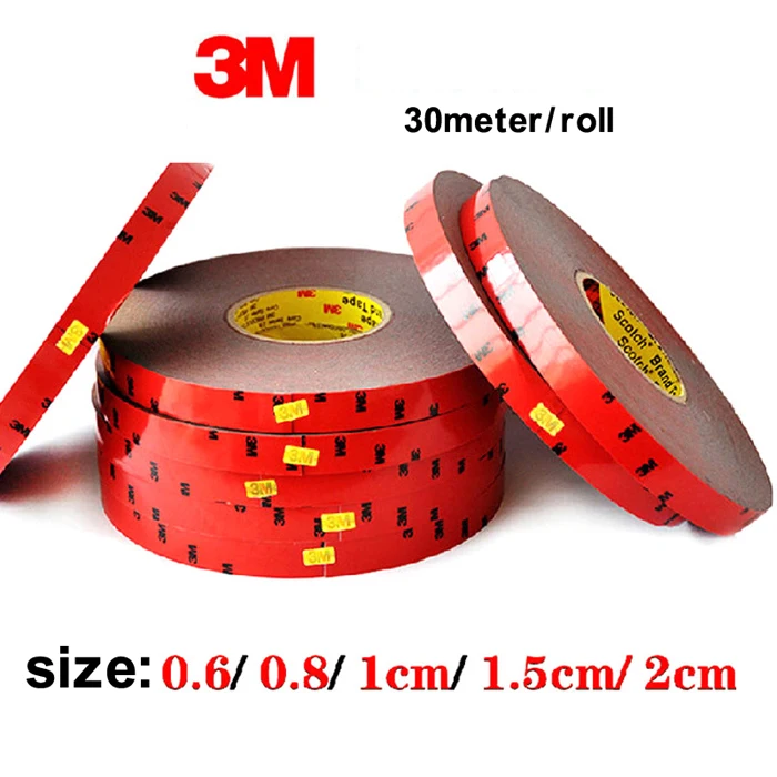 

Двусторонняя клейкая лента, 30 м x 6 мм 8 мм 10 мм 15 мм 20 мм