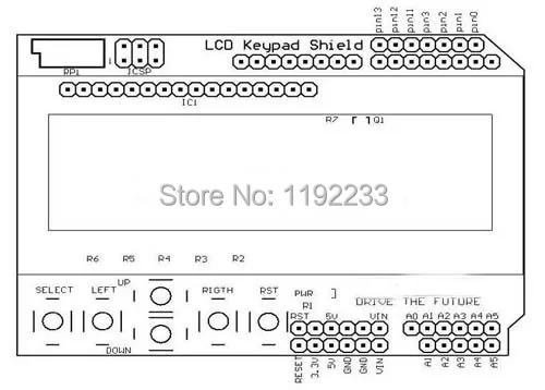 1602 ЖК модуль для Arduino Duemilanove UNO MEGA2560 MEGA1280|lcd module|keypad shield1602 lcd module |