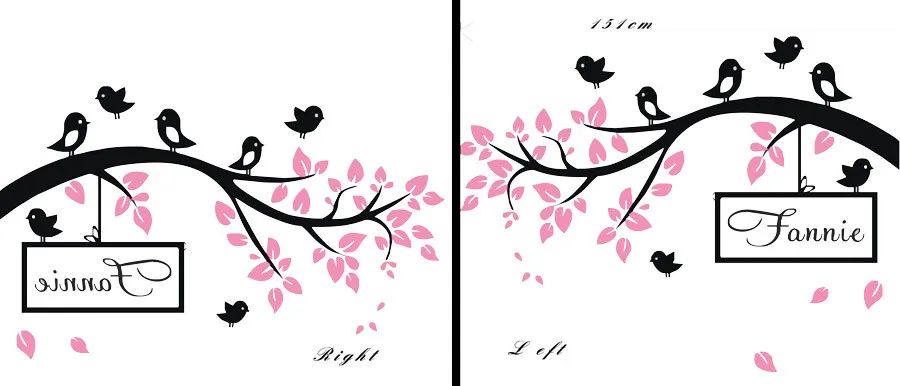 Custom Wall Sticker logo name