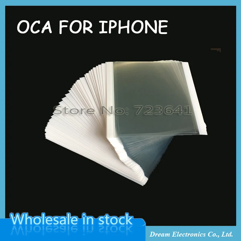 Прозрачная Оптическая клейкая пленка OCA для iPhone 6 6S 7 8 Plus X XS 5 шт./лот двухсторонний