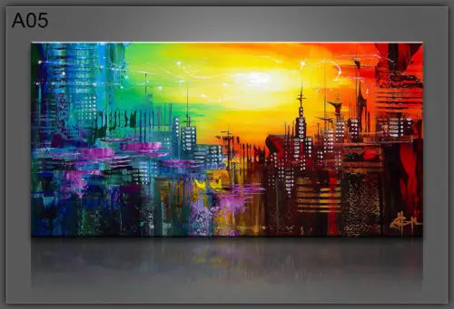 Modern Oil painting on canvas Modern Beautiful Abstract Wall Art Decor