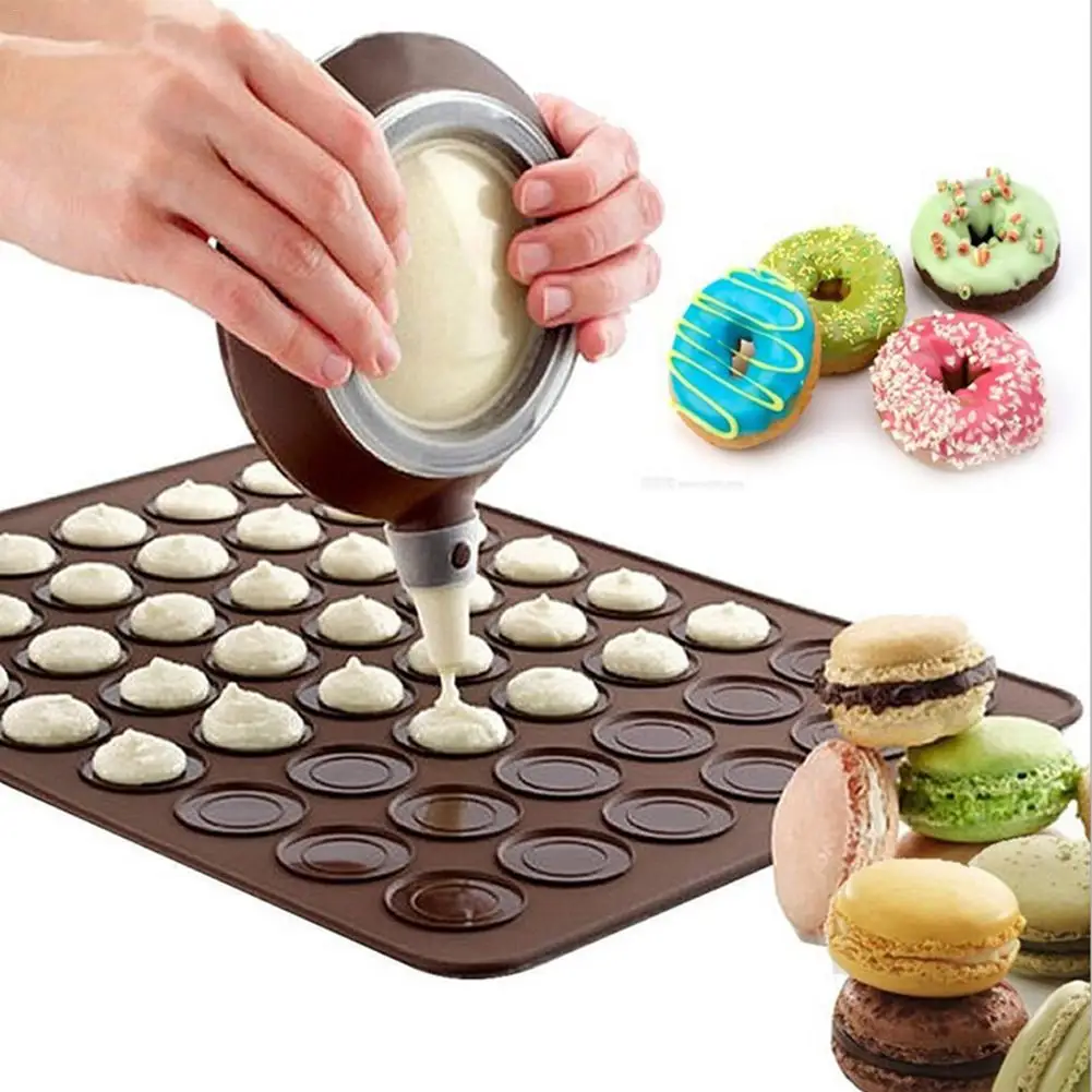 Силиконовые чехлы в форме печенья на мгновенной проявки Macaroon набор формочек для