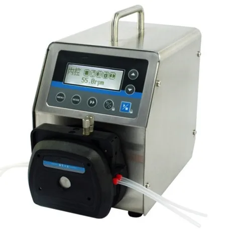 

BT100S DT10-28 Lab Low Flow Precise Variable Speed Electric Peristaltic Dosing Pump Liquid Fluid Pumps 0.0002-82 (ml / min)