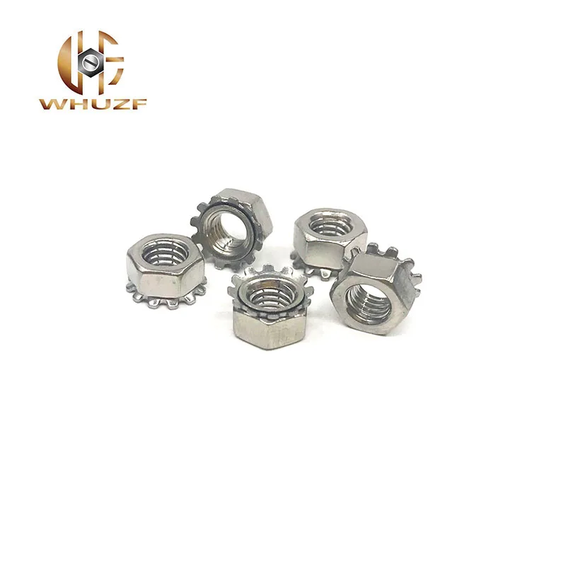 Шестигранная гайка M3 M4 M5 M6 M8 K-type K-Lock Nut 304 из нержавеющей стали | Обустройство дома