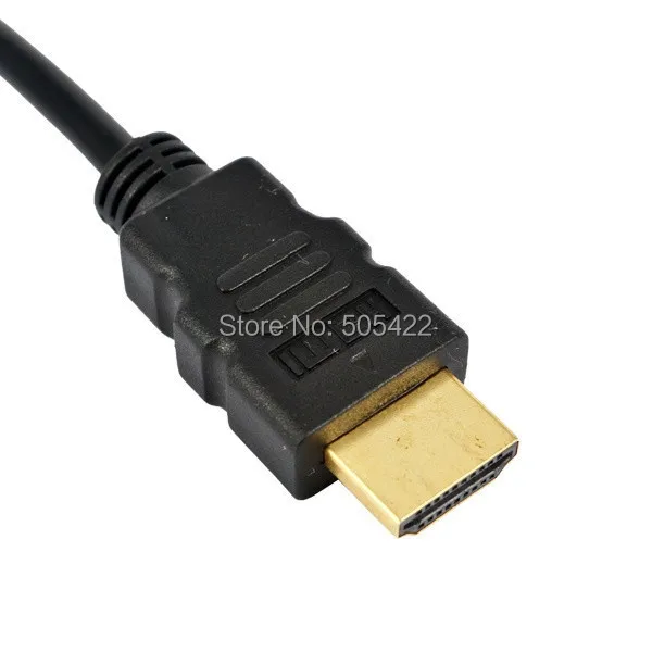30 шт./лот оптовая продажа 1080P HDMI папа к VGA конвертер адаптер аудио кабель для Xbox 360
